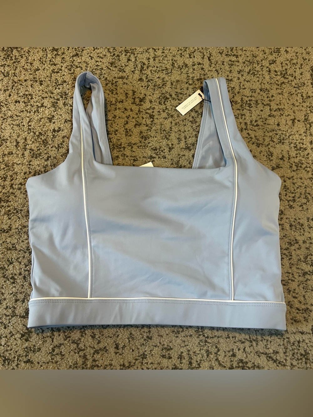 NWT Yllw the Label Blue Padded Danny Tank Top Size XXL
